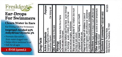 Freskaro Ear Drops Swimmer Bottle 2026 (Freskaro Ear Drops Swimmer Bottle 4 14 2026)